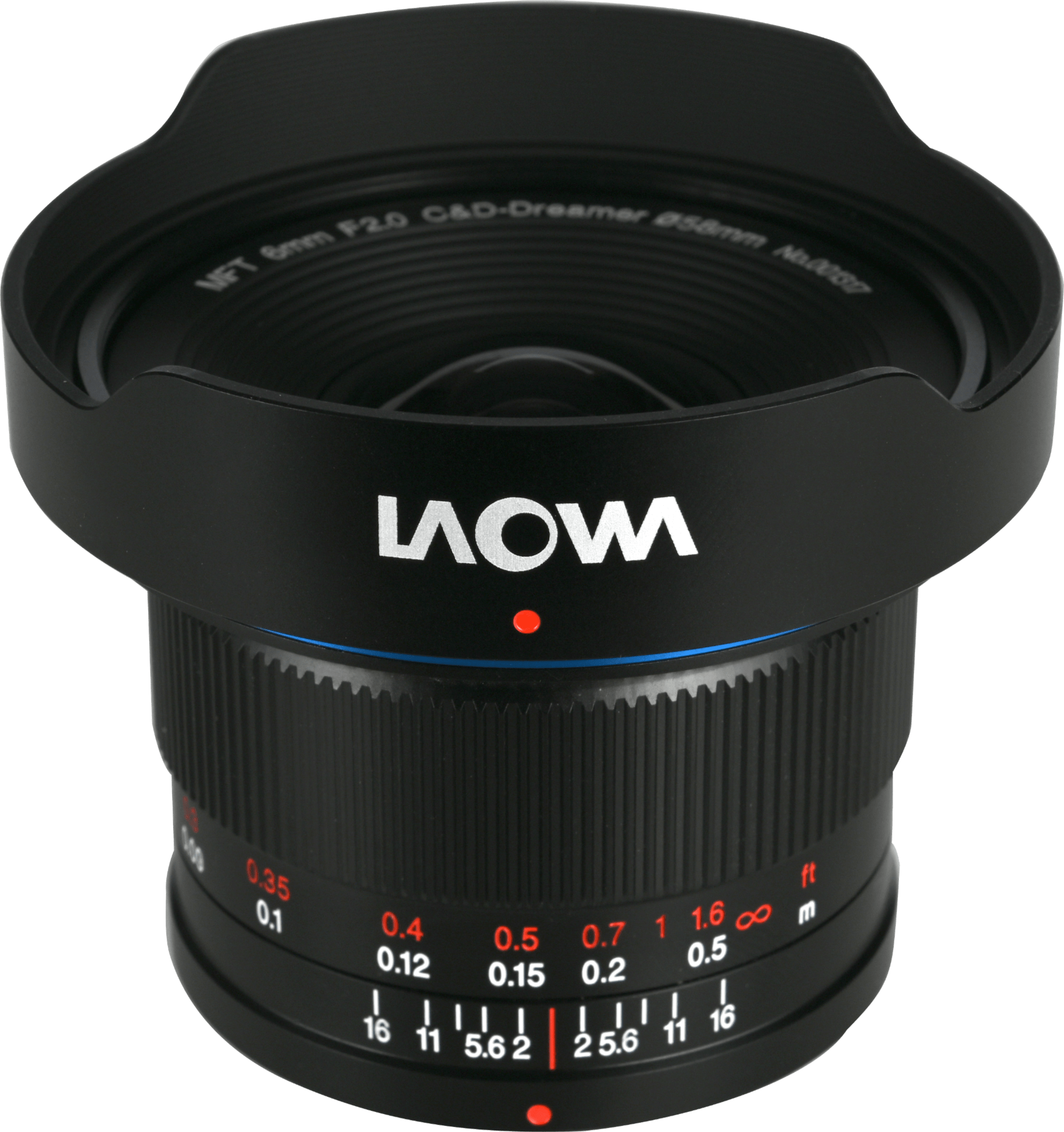 Laowa 6mm f/2 zero-D MFT Micro Four Thirds Lens