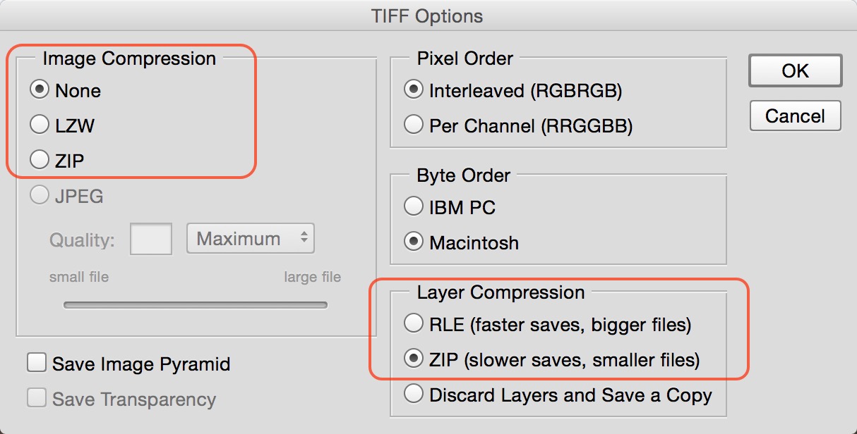 adobe illustrator 8 bit 16 bit settings