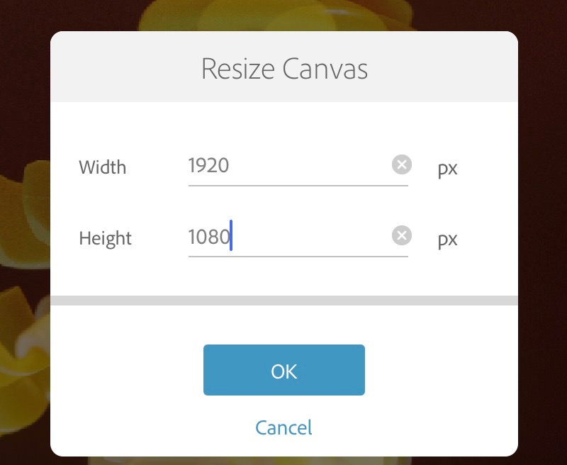 Photoshop Mix lets you resize your canvas, eliminating the need for an in-between app to scale the image