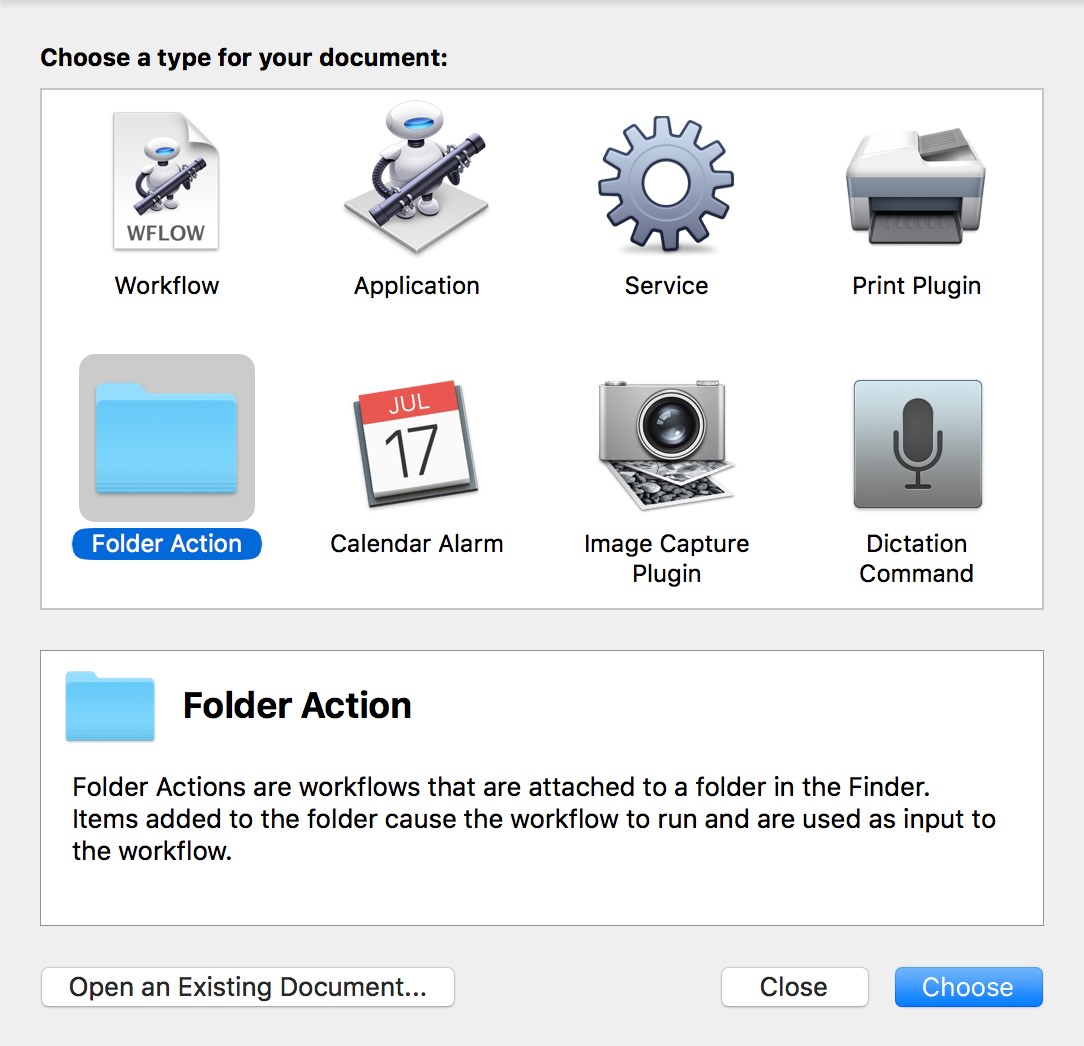 Automator. Import folder. Autoimporter. Pixel Printer plugin. Plugins folder