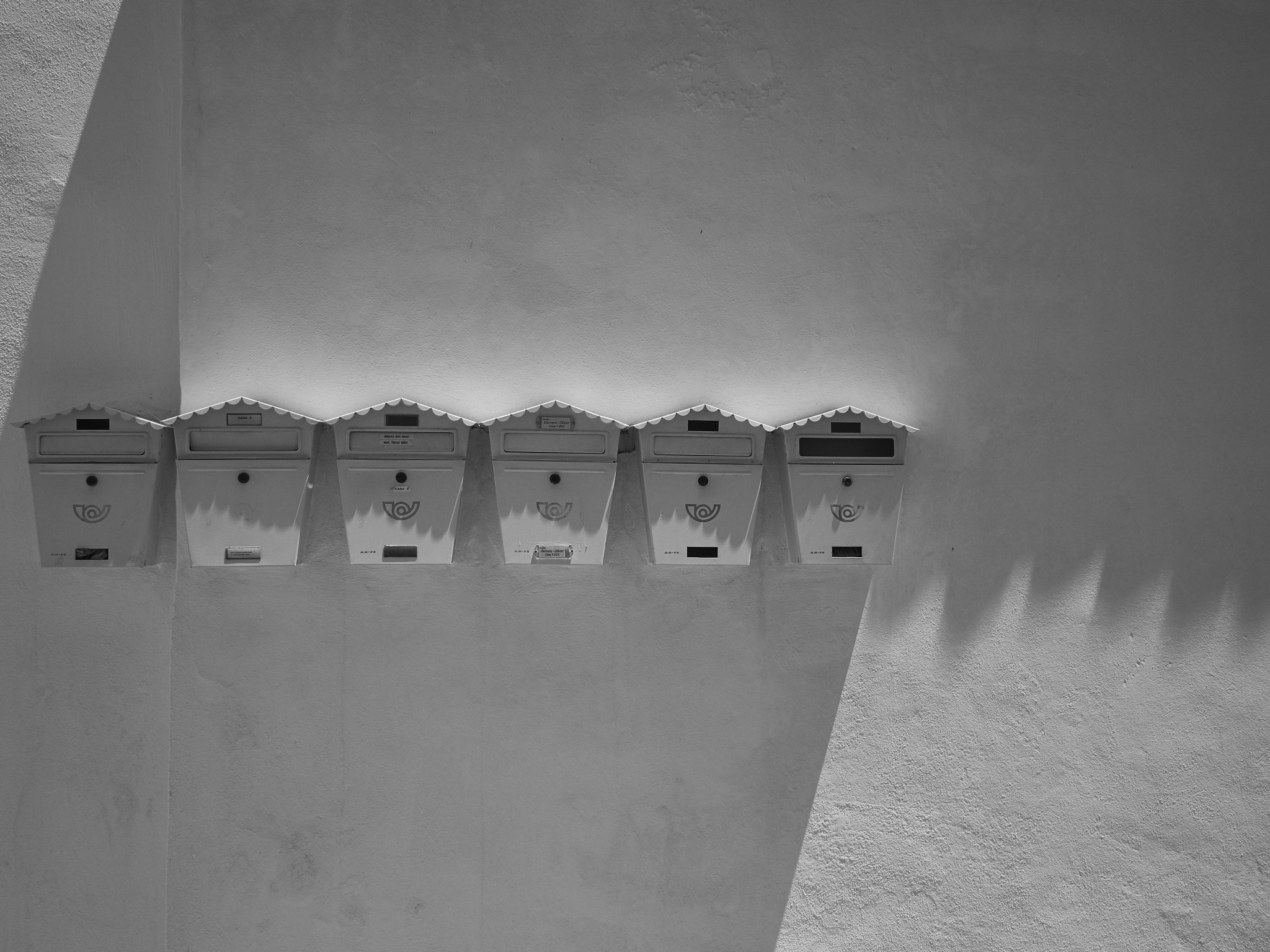 Post boxes in Granada